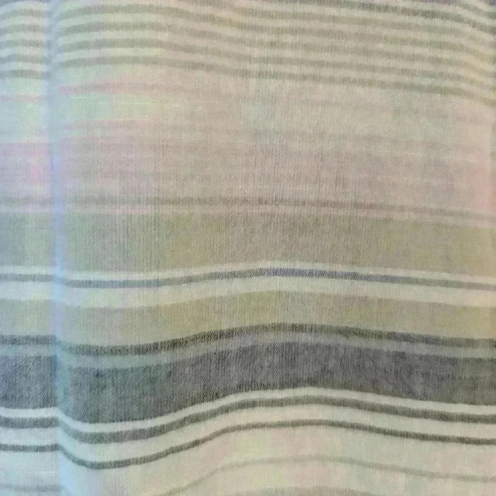 Bob Timberlake men's medium short sleeve button down shirt striped 100%cotton - Picture 4 of 5